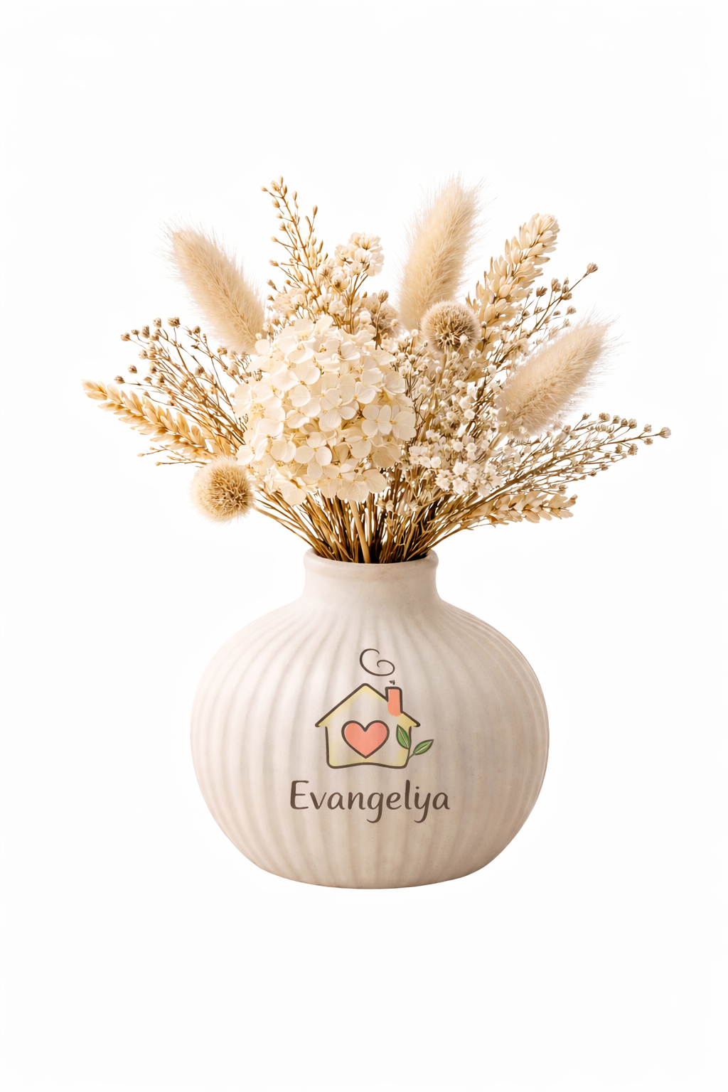 Decorative Dried Flower Vase
