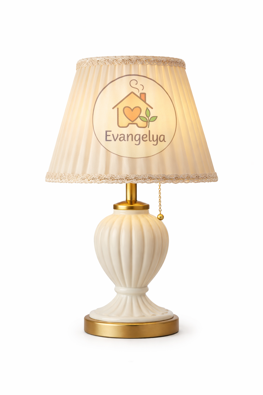 Elegant Pleated Table Lamp Shade