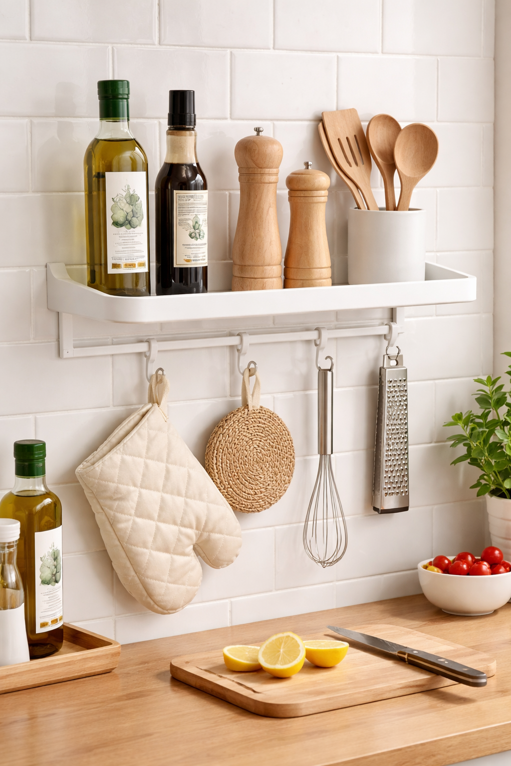 Wall-Mounted Storage Shelf