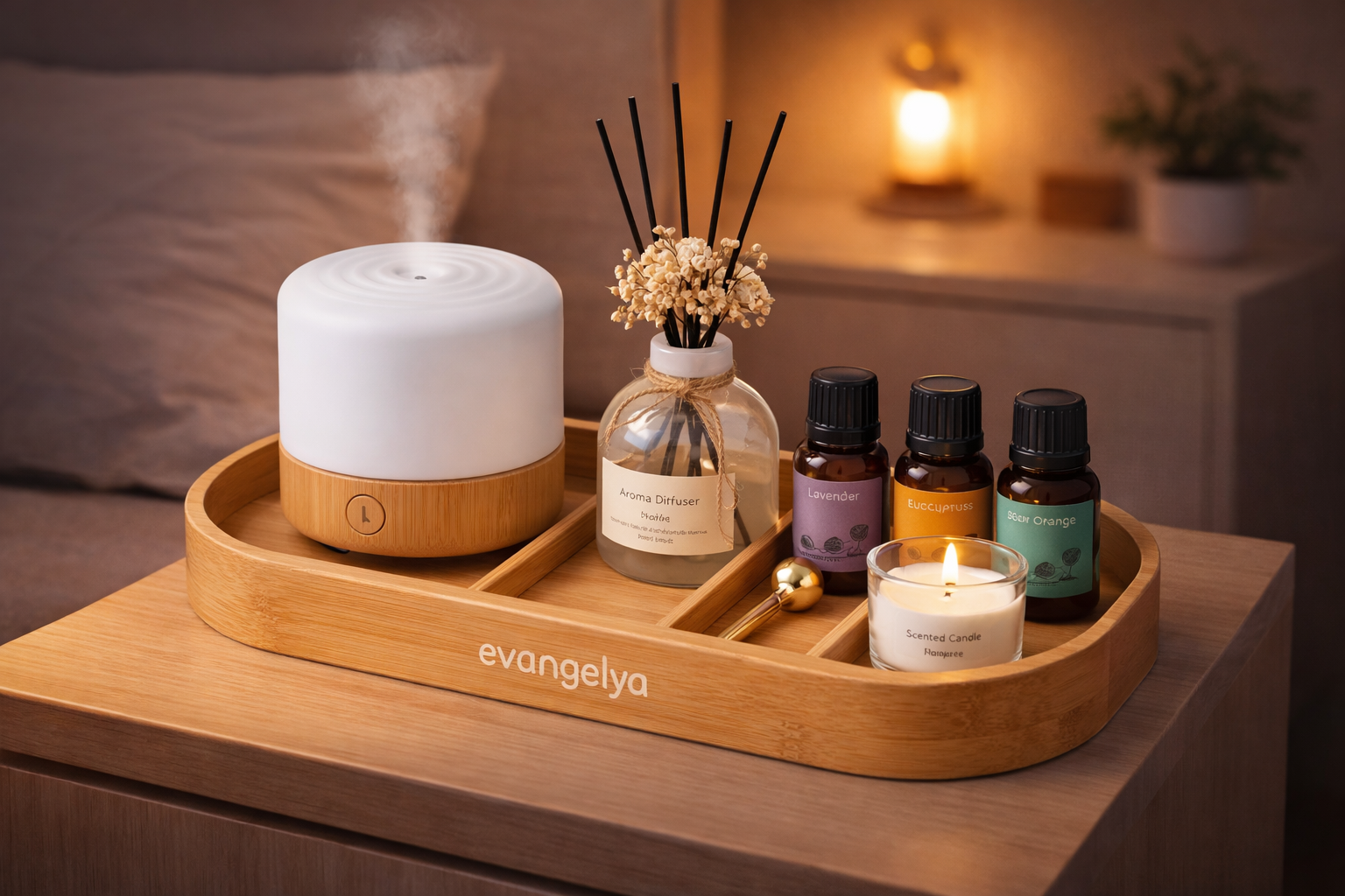 Bamboo Organizer Tray