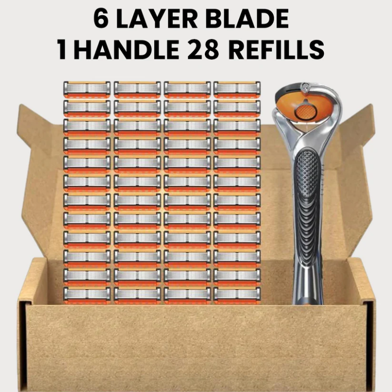 🪒 Men's Razor Blade Set | Ultra Sharp Stainless Steel Blades For Smooth Shaving