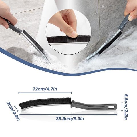 🧹 Crevice Cleaning brush，Multifunctional for Bathroom Kitchen Tiles Window Crevice Cleaning Tool
