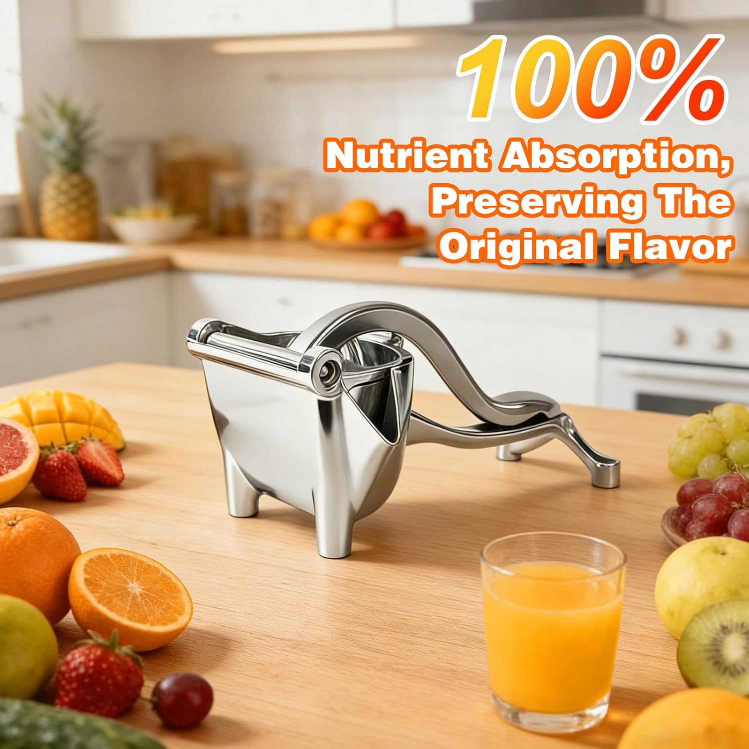 🍹2026 New Upgraded Efficient Hydrogen alloy Juicer, Non-Slip Ergonomic Grip