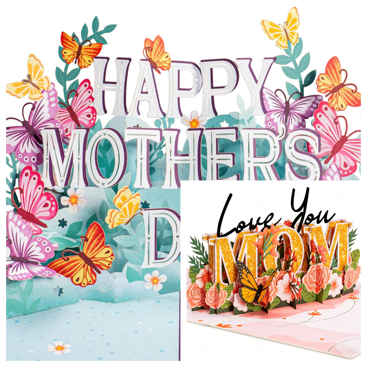 💌Paper Love Mother's Day Card, Pop Up Card 3D Design for Mom Wife Grandmother
