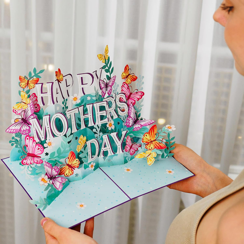 💌Paper Love Mother's Day Card, Pop Up Card 3D Design for Mom Wife Grandmother