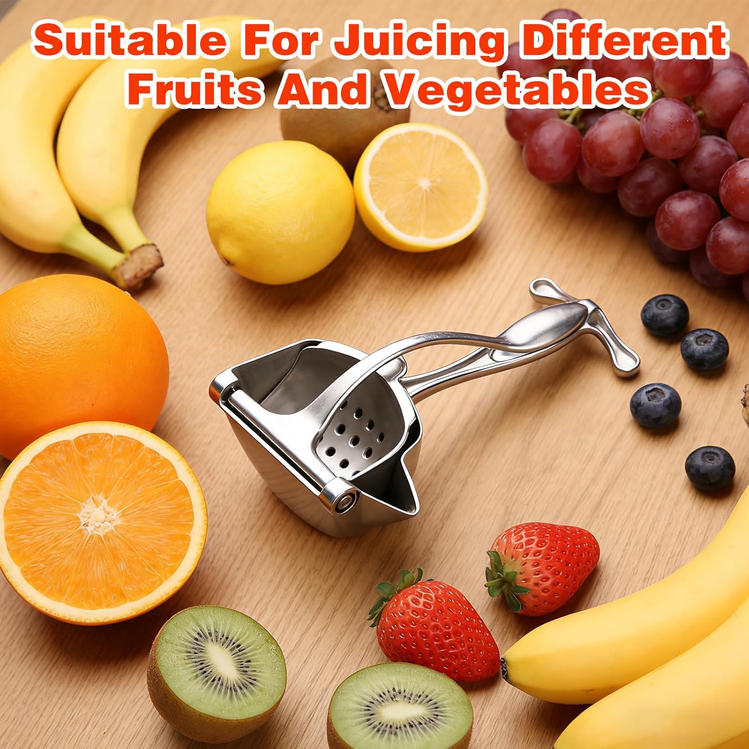 🍹2026 New Upgraded Efficient Hydrogen alloy Juicer, Non-Slip Ergonomic Grip