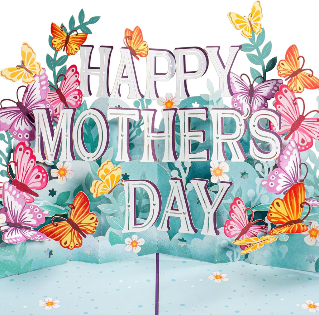 💌Paper Love Mother's Day Card, Pop Up Card 3D Design for Mom Wife Grandmother