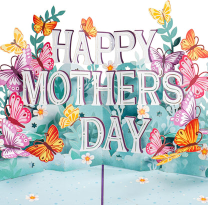 💌Paper Love Mother's Day Card, Pop Up Card 3D Design for Mom Wife Grandmother