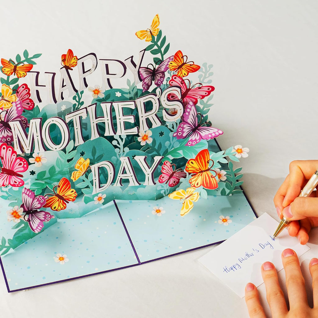 💌Paper Love Mother's Day Card, Pop Up Card 3D Design for Mom Wife Grandmother