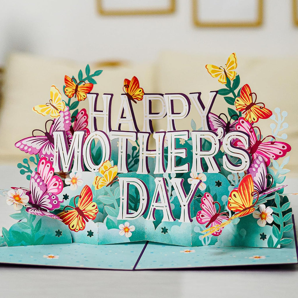 💌Paper Love Mother's Day Card, Pop Up Card 3D Design for Mom Wife Grandmother