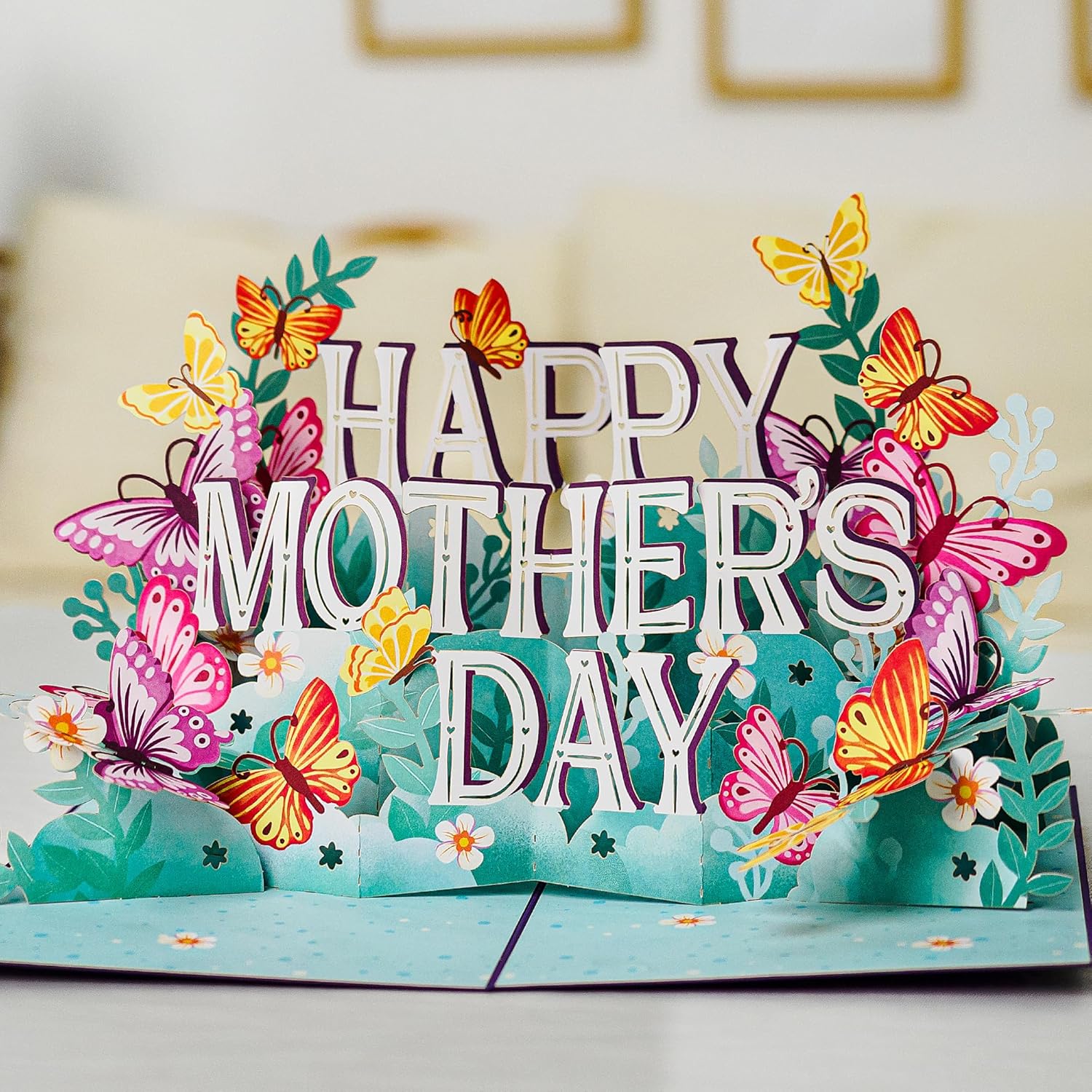 💌Paper Love Mother's Day Card, Pop Up Card 3D Design for Mom Wife Grandmother