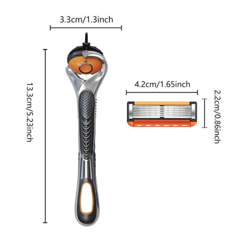 🪒 Men's Razor Blade Set | Ultra Sharp Stainless Steel Blades For Smooth Shaving