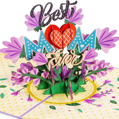 💌Paper Love Mother's Day Card, Pop Up Card 3D Design for Mom Wife Grandmother